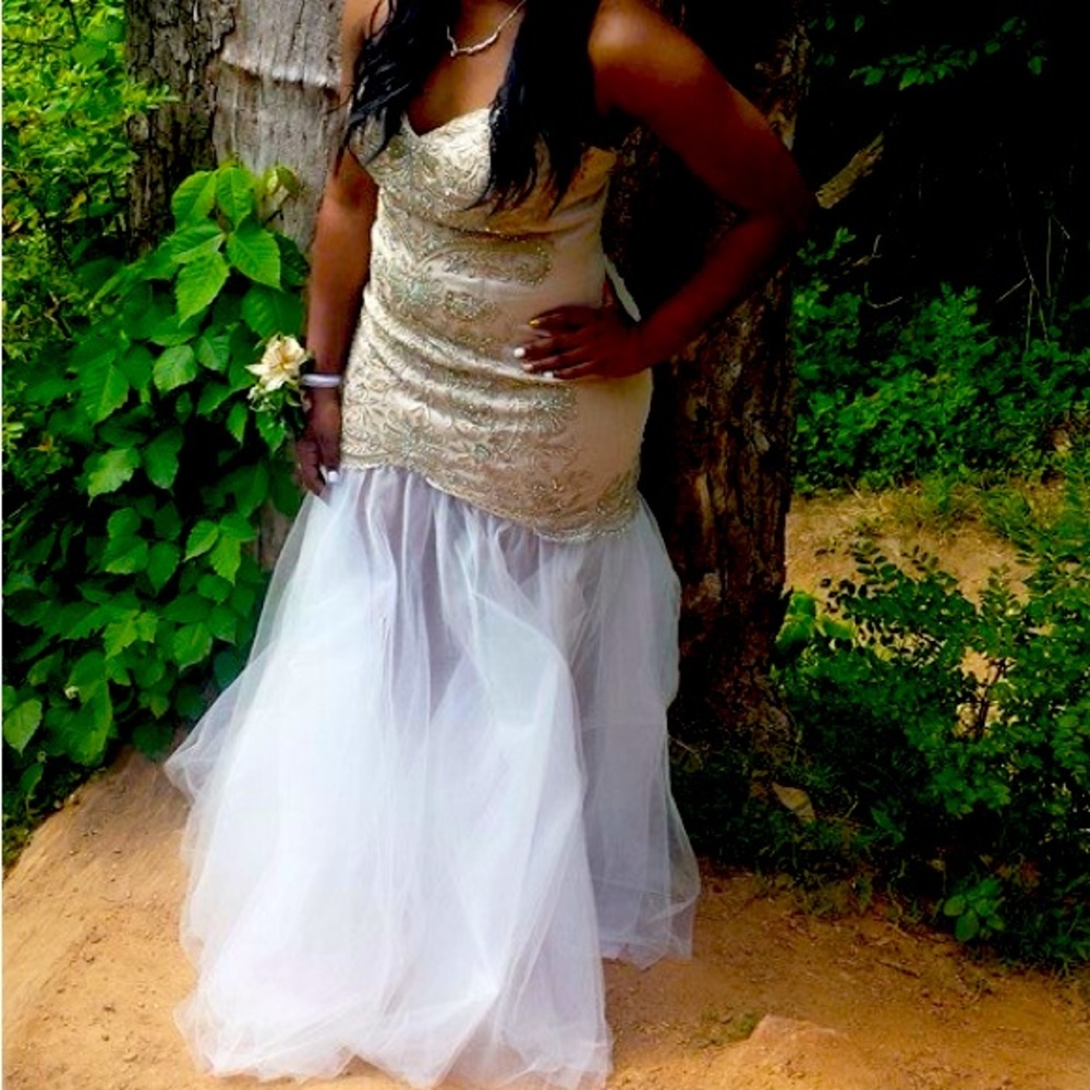 Mermaid prom dress . Brand new